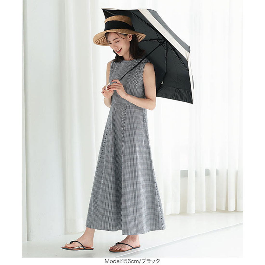 コウベレタス KOBE LETTUCE 晴雨兼用UVカットバイカラーミニ傘 [J1041]