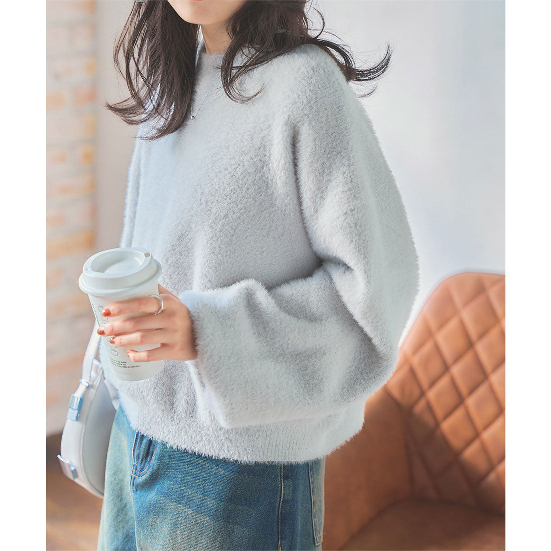  KOBE LETTUCE KOBE LETTUCE 高領毛絨針織 [C7378]