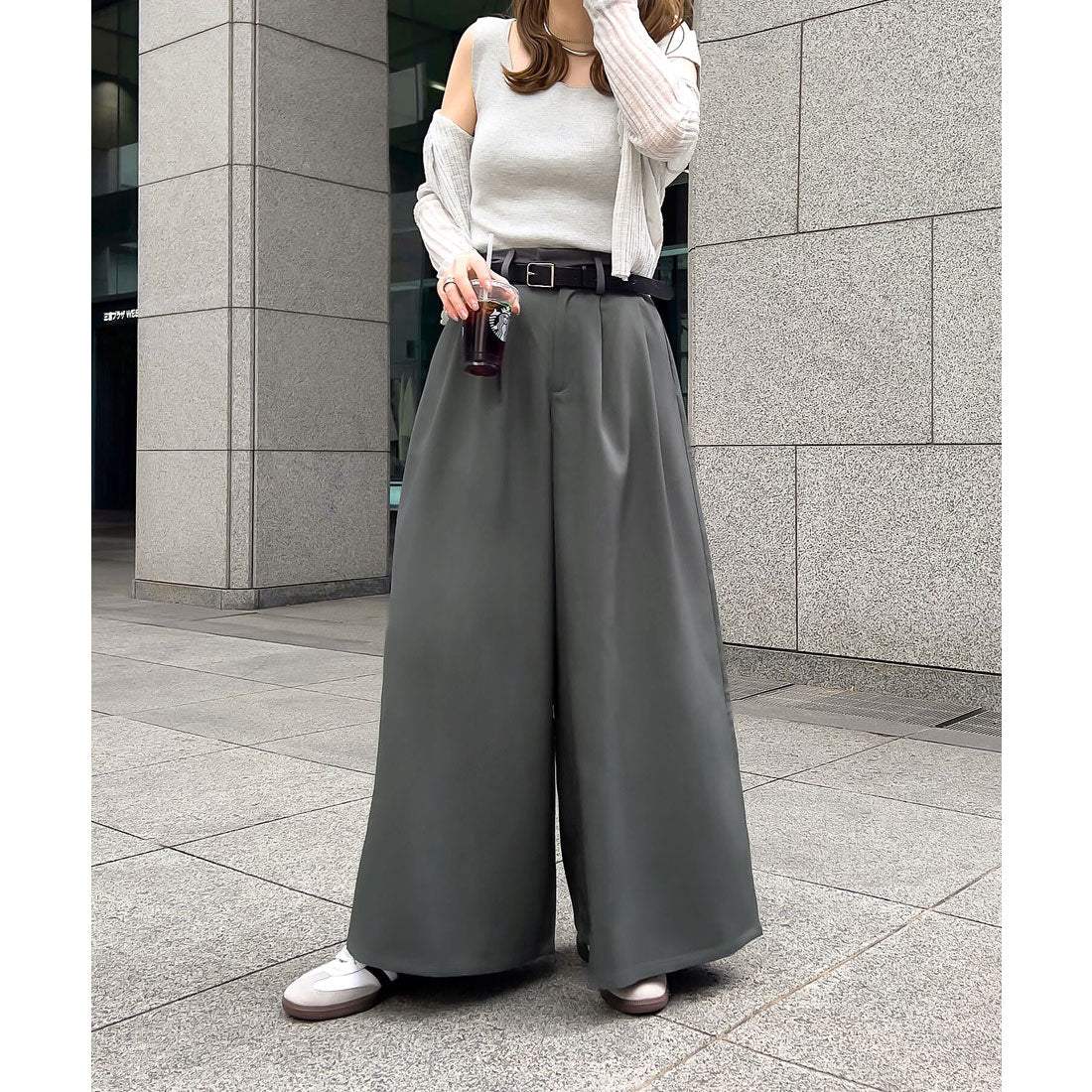 KOBE LETTUCE KOBE LETTUCE [ Petitle / Petit ] Wide Flare Pants【Petit】 [M4158]