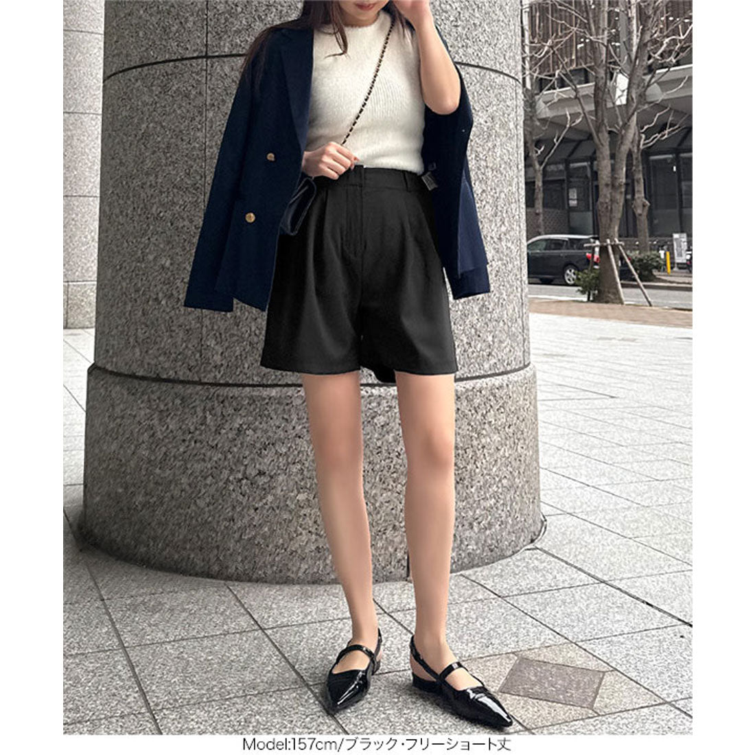 コウベレタス KOBE LETTUCE [ 春名亜美さんコラボ ]リネンライクタックパンツ【ショート丈】[選べる3丈] [M4154] （ピンク） ピンク