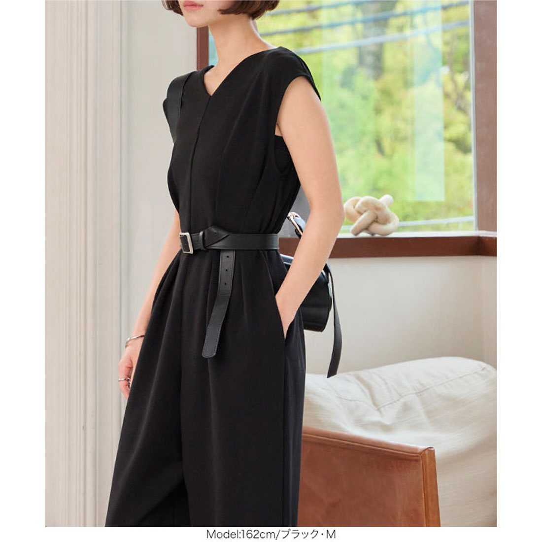 コウベレタス KOBE LETTUCE ウエストラックオールインワン【プチ】 [E3491] （ブラック） ブラック