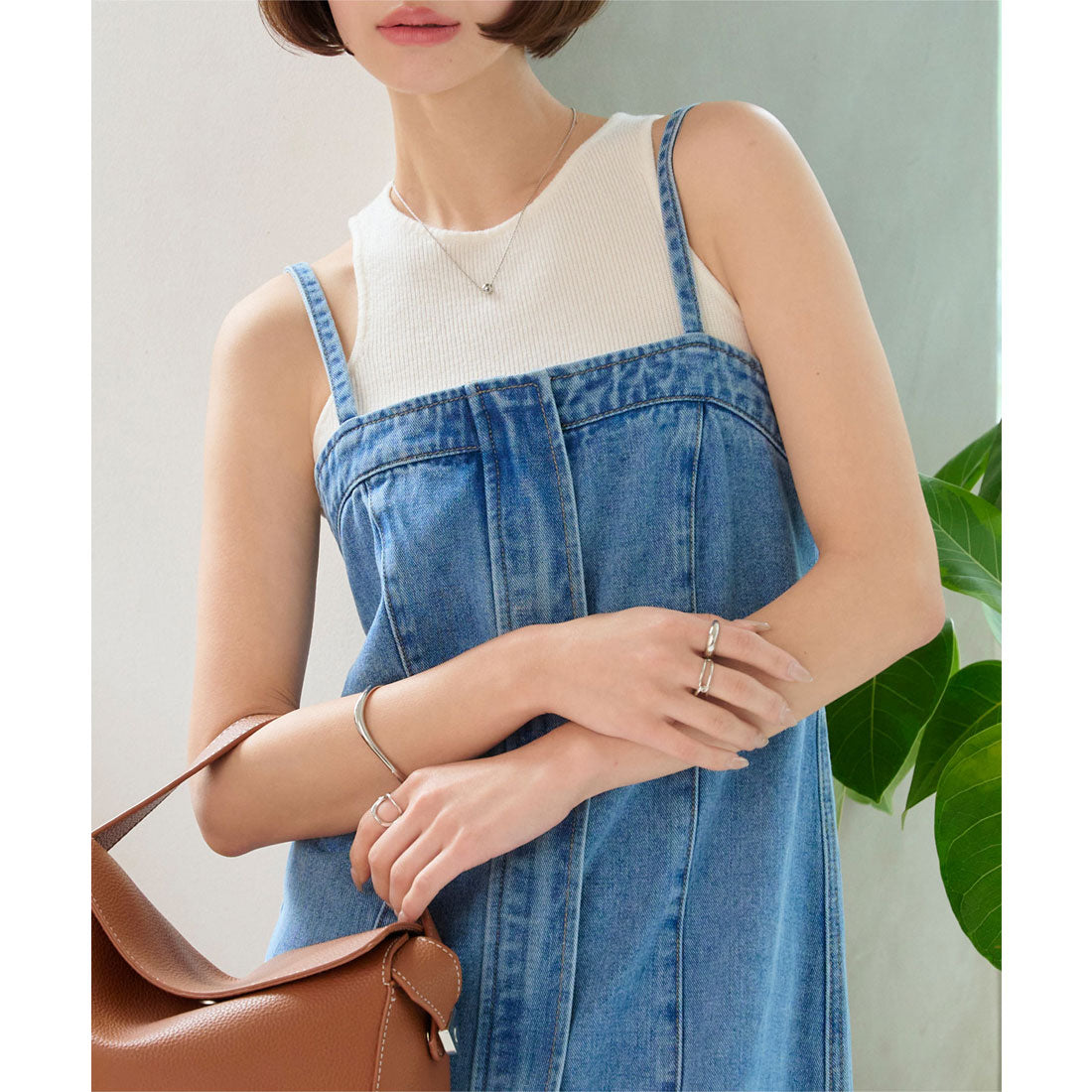 コウベレタス KOBE LETTUCE アメスリショートニットトップス [N1190] （アイボリー） アイボリー