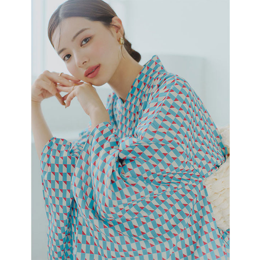 コウベレタス KOBE LETTUCE ワンピース浴衣セット【バックオープン】 [X47H] （Eレトロ柄） Eレトロ柄