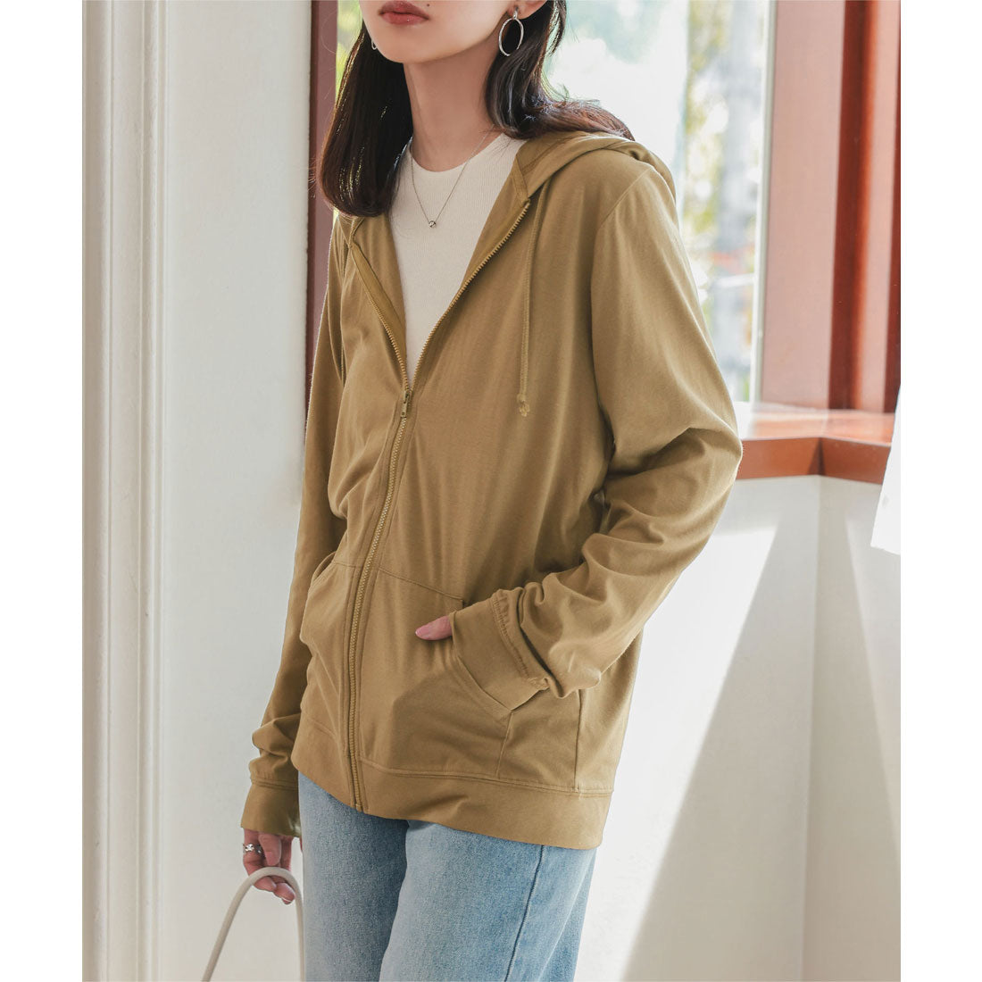 コウベレタス KOBE LETTUCE [ S M L XL UVカット ] スタンダードパーカー [C7576] （キャメル） キャメル