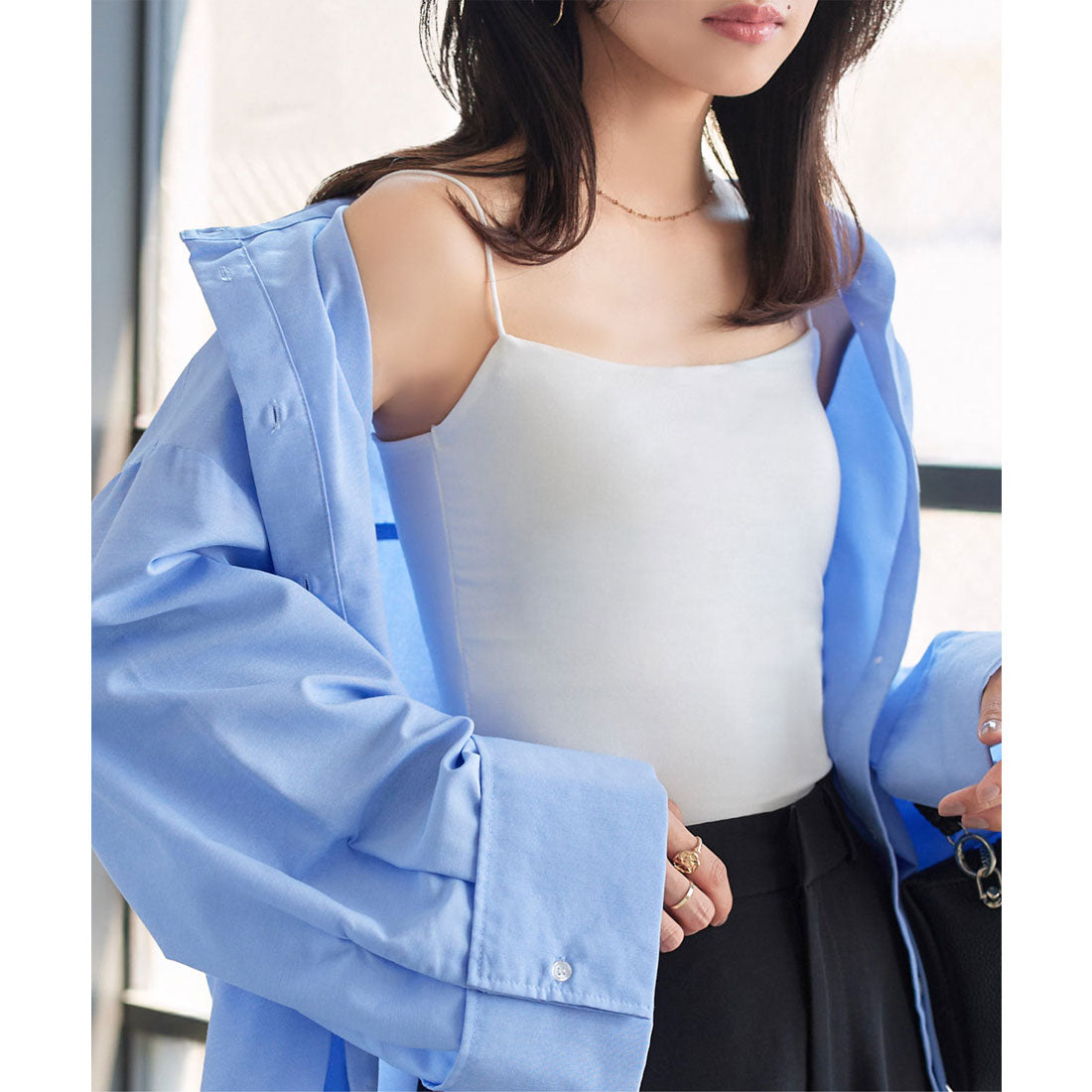 コウベレタス KOBE LETTUCE カップ付き細ストラップキャミソール [C7613] （ホワイト） ホワイト