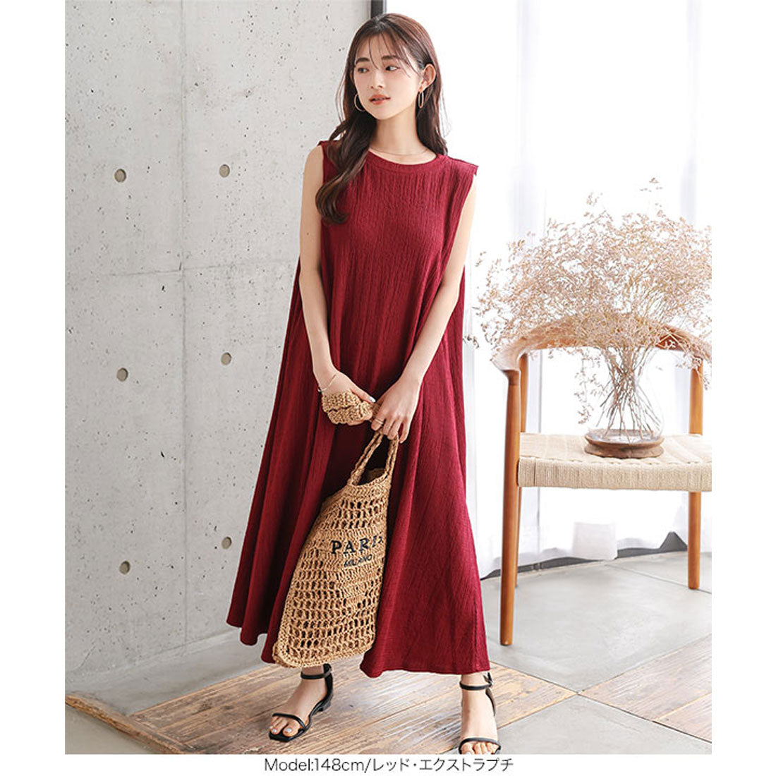 コウベレタス KOBE LETTUCE [ Petitle / プチレ ] リラックスワンピース【プチ】 [E3518] （ブラック） ブラック