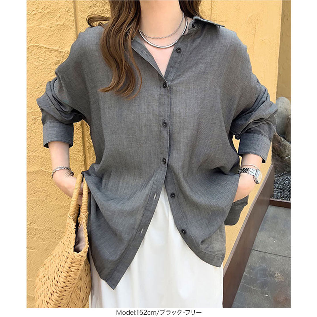 コウベレタス KOBE LETTUCE シアーデニムシャツ [C7603] （ライトブルー） ライトブルー