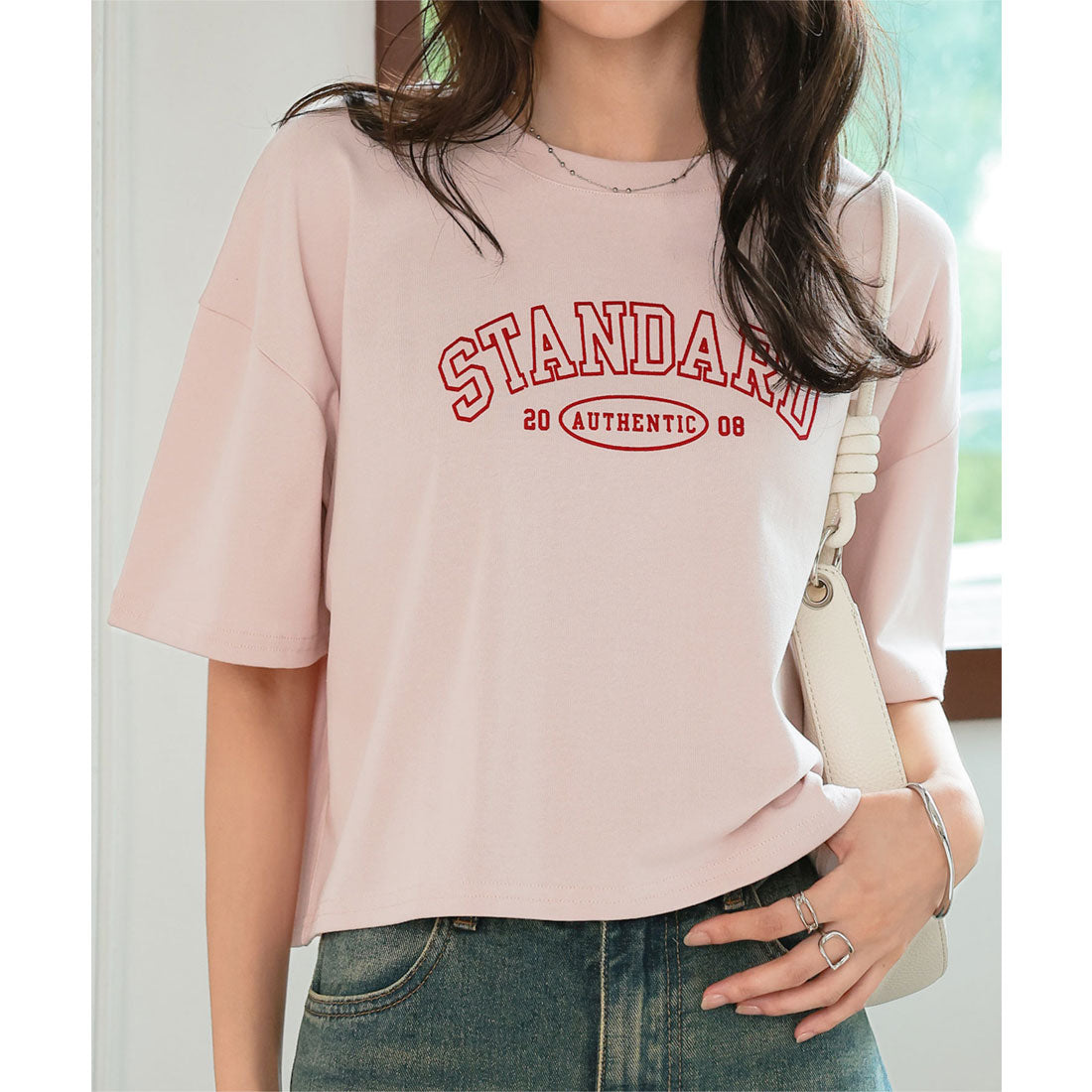 コウベレタス KOBE LETTUCE ロゴプリントボックスTシャツ [C7632] （ピンク） ピンク
