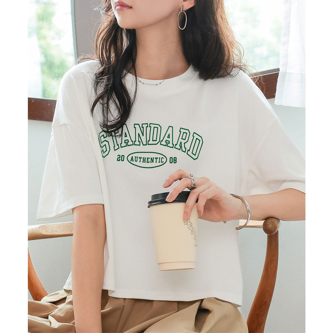 コウベレタス KOBE LETTUCE ロゴプリントボックスTシャツ [C7632] （オフホワイト） オフホワイト