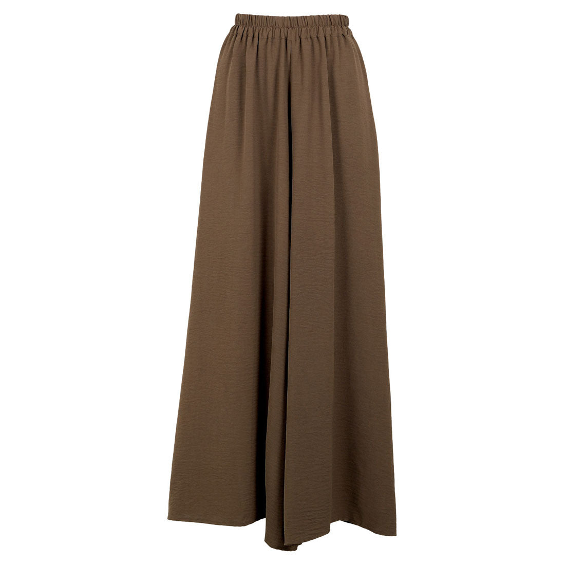 コウベレタス KOBE LETTUCE UVカットサラテロワイドパンツ【プチ】 [M4286] （ブラウン） ブラウン