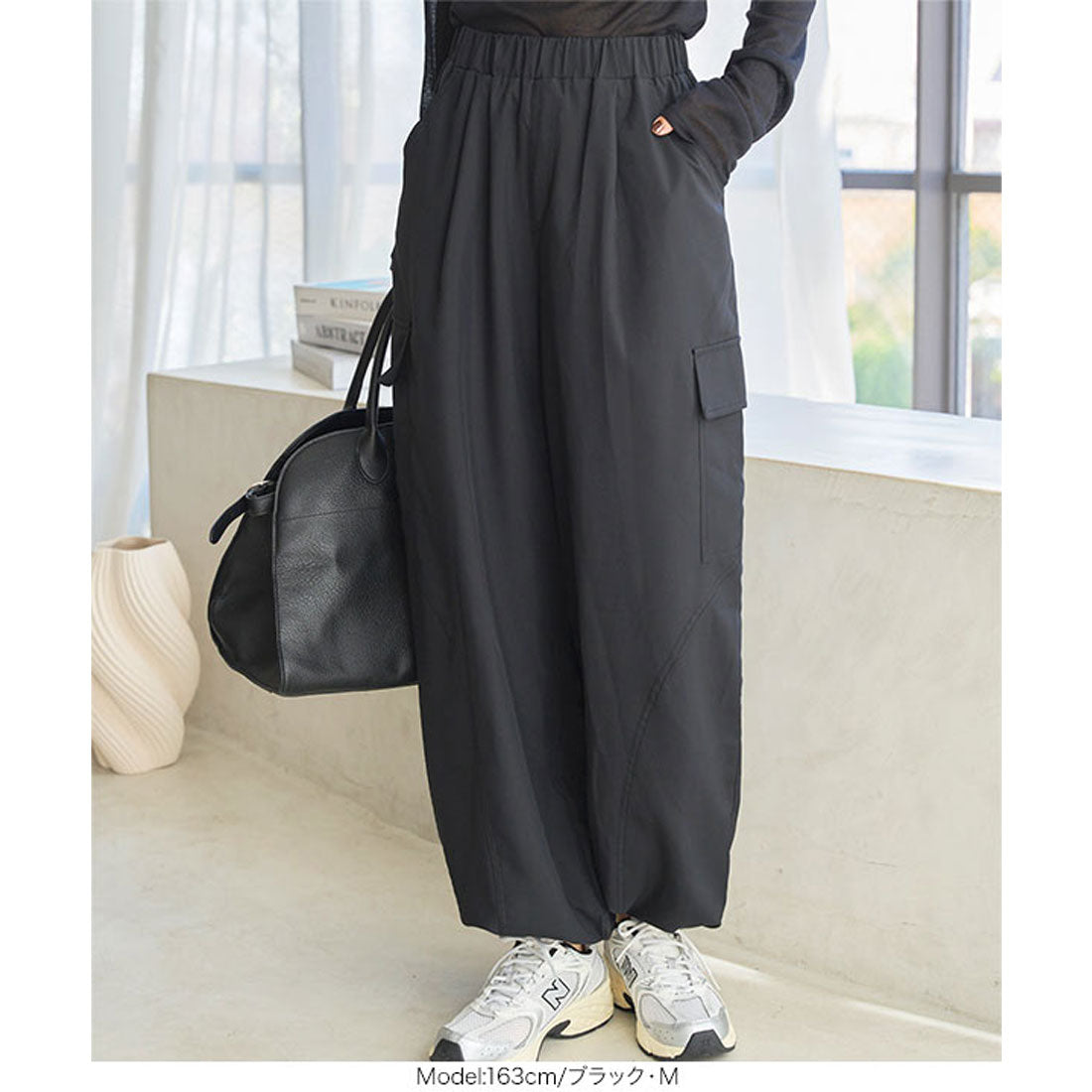 コウベレタス KOBE LETTUCE カーゴカーブパンツ【プチ】 [M4290] （ブラック） ブラック