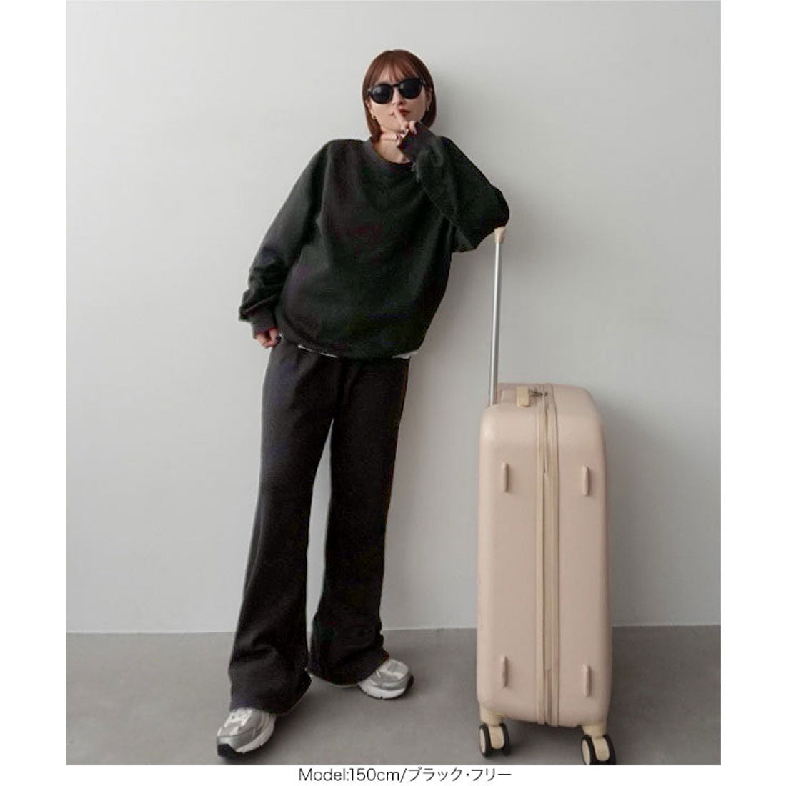 コウベレタス KOBE LETTUCE [ yuri.さんコラボ ]ミンク風裏起毛刺繍入りリブスウェットパンツ [M4259] （グレー） グレー