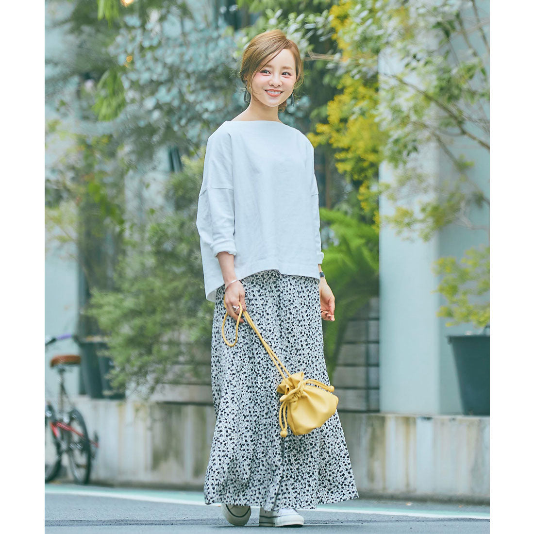 コウベレタス KOBE LETTUCE 【田中亜希子】ヘビーウェイトボートネックプルオーバー