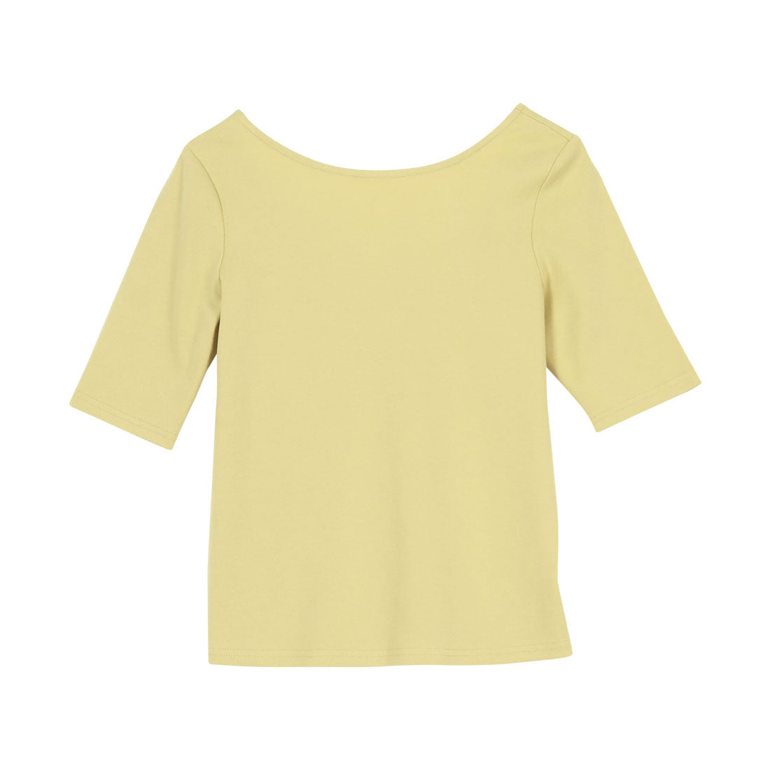 コウベレタス KOBE LETTUCE デザインカットソーTシャツ【バックオープン】 [C5504],イエロー