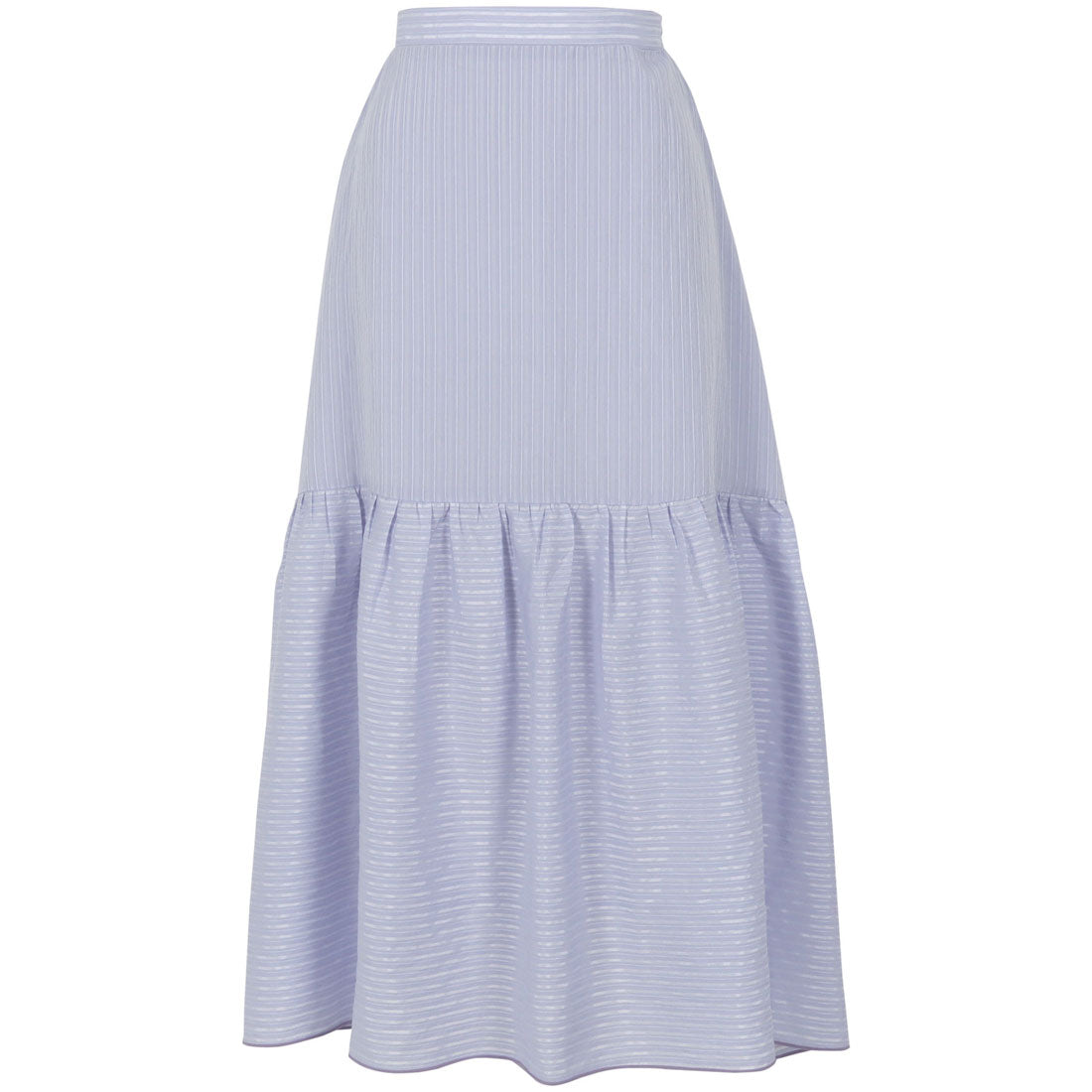 コウベレタス KOBE LETTUCE シアーストライプティアードスカート [M3355]
