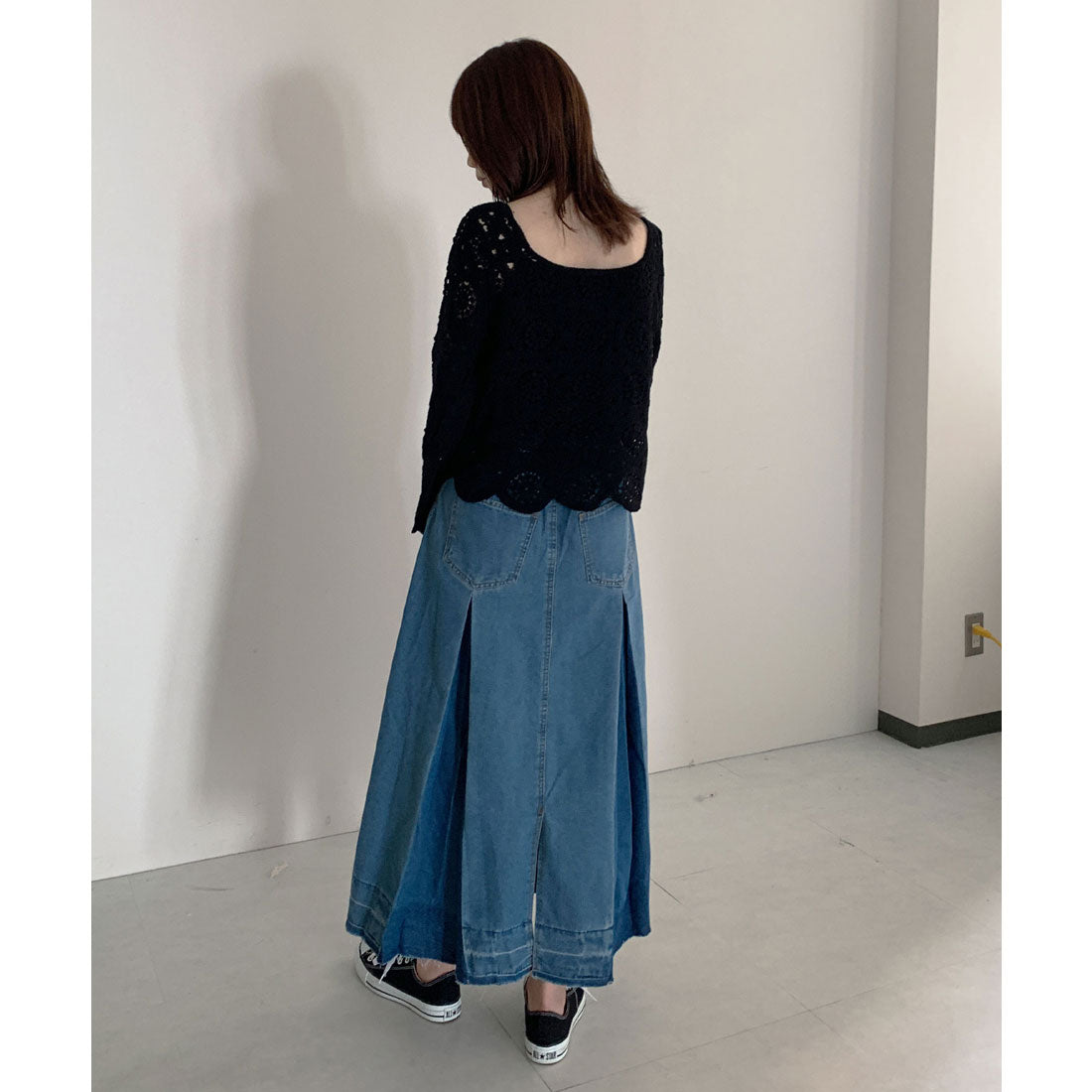 コウベレタス KOBE LETTUCE かぎ針編み長袖プルオーバー [C5779]