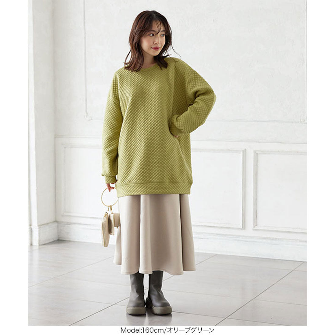 コウベレタス KOBE LETTUCE キルティングビッグプルオーバー [C5764]