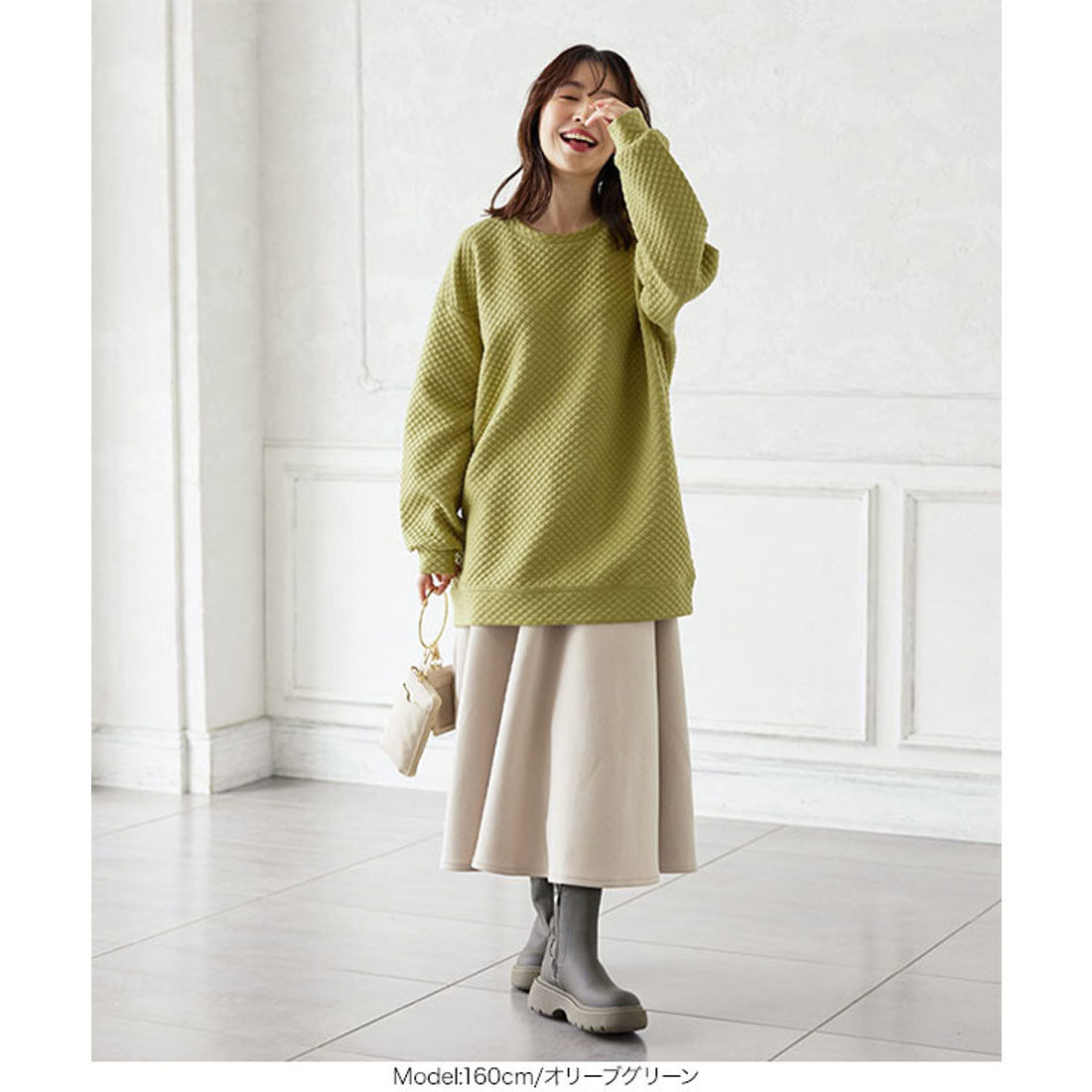 コウベレタス KOBE LETTUCE キルティングビッグプルオーバー [C5764]