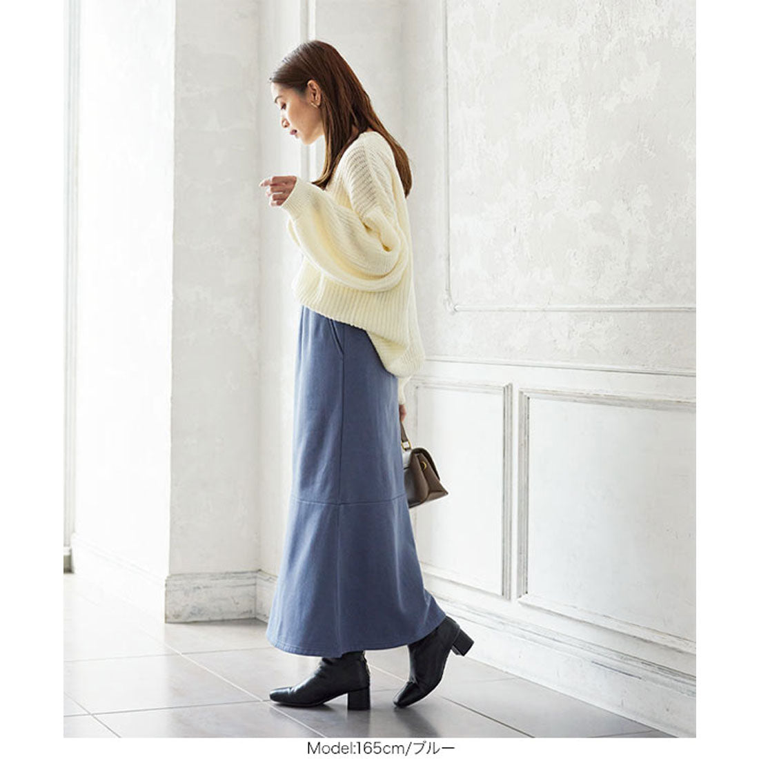 コウベレタス KOBE LETTUCE 裏起毛マーメイドスカート [M3489]