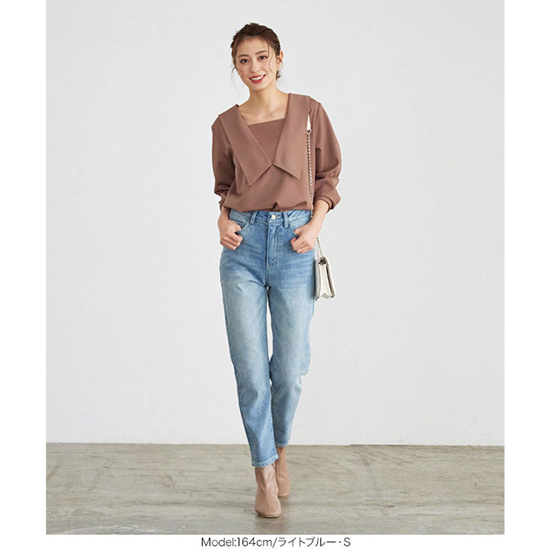 コウベレタス KOBE LETTUCE ハイライズストレッチデニム [M2753]