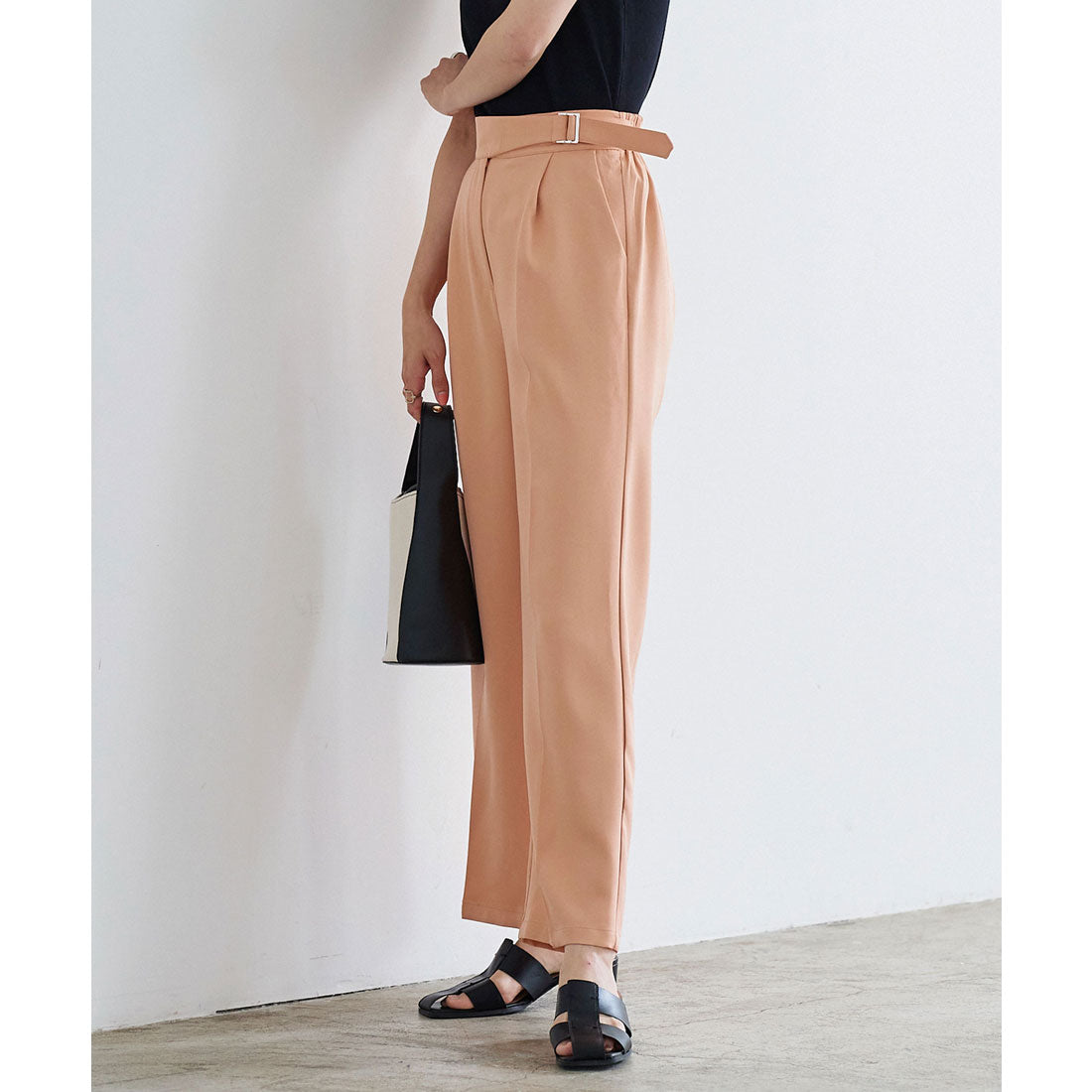 KOBE LETTUCE Belt Point Design Pants [M3658]