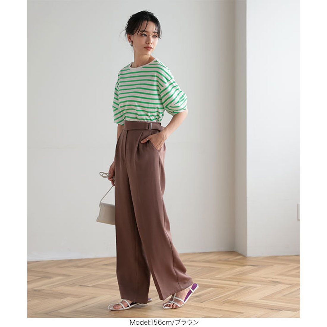 KOBE LETTUCE Belt Point Design Pants [M3658]