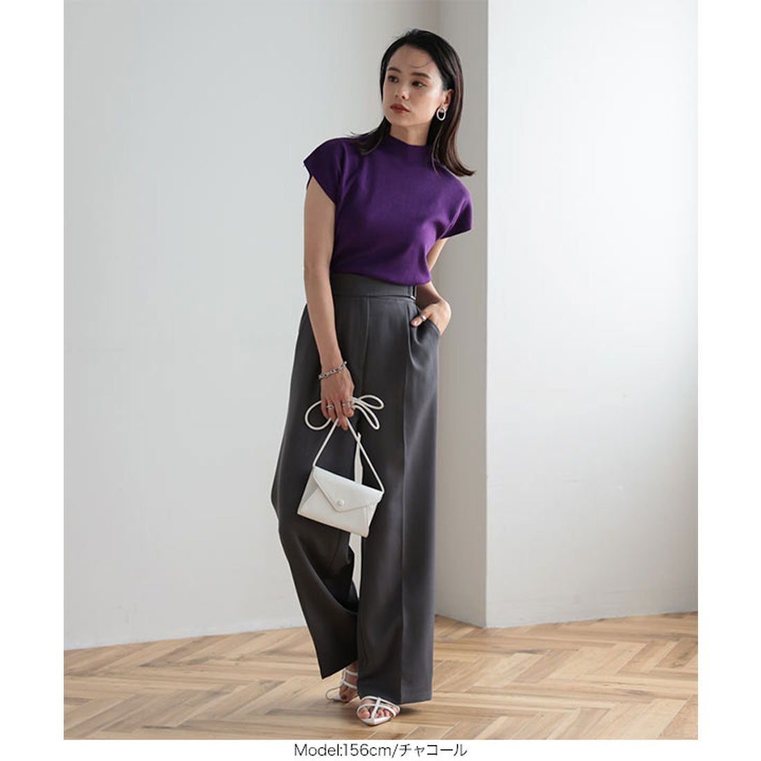 KOBE LETTUCE Belt Point Design Pants [M3658]