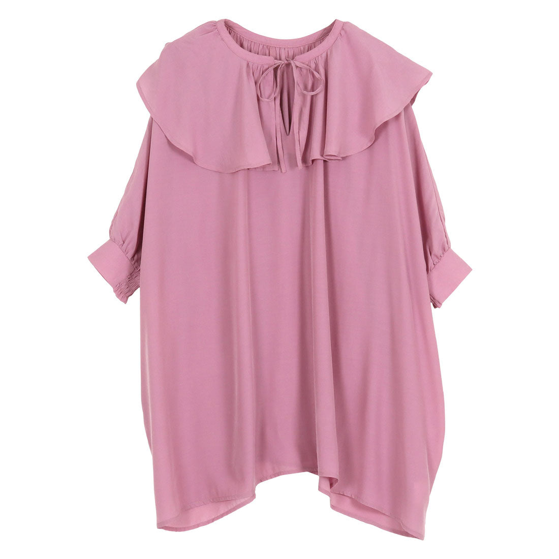 KOBE LETTUCE KOBE LETTUCE Big Color Loose Tunic Blouse [C6275]