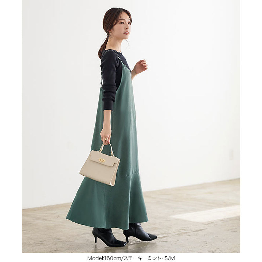 コウベレタス KOBE LETTUCE ピーチスキンマーメイドキャミワンピース [E3132]