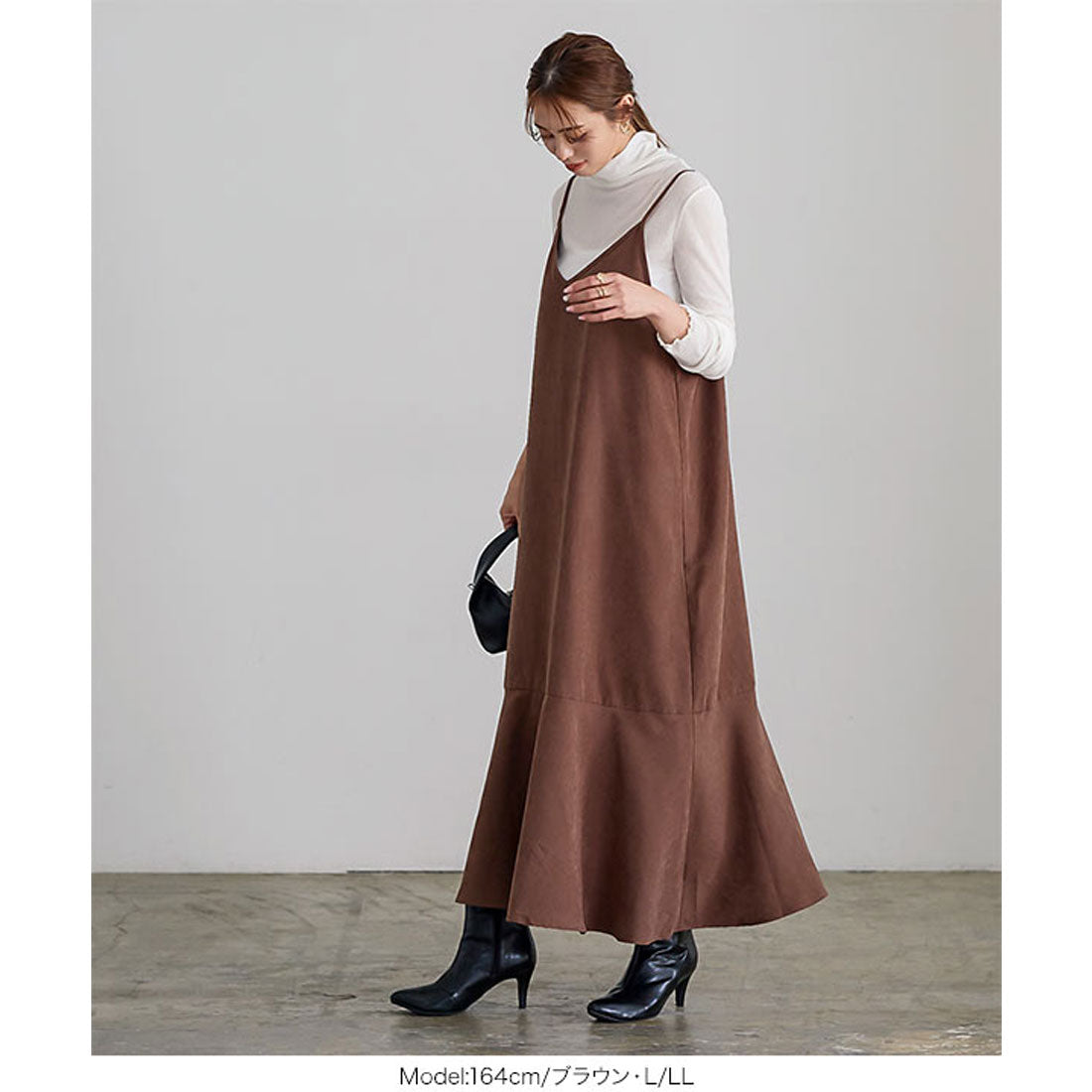 コウベレタス KOBE LETTUCE ピーチスキンマーメイドキャミワンピース [E3132]