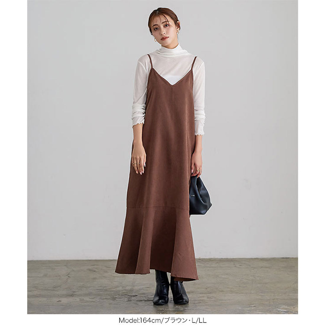 コウベレタス KOBE LETTUCE ピーチスキンマーメイドキャミワンピース [E3132]