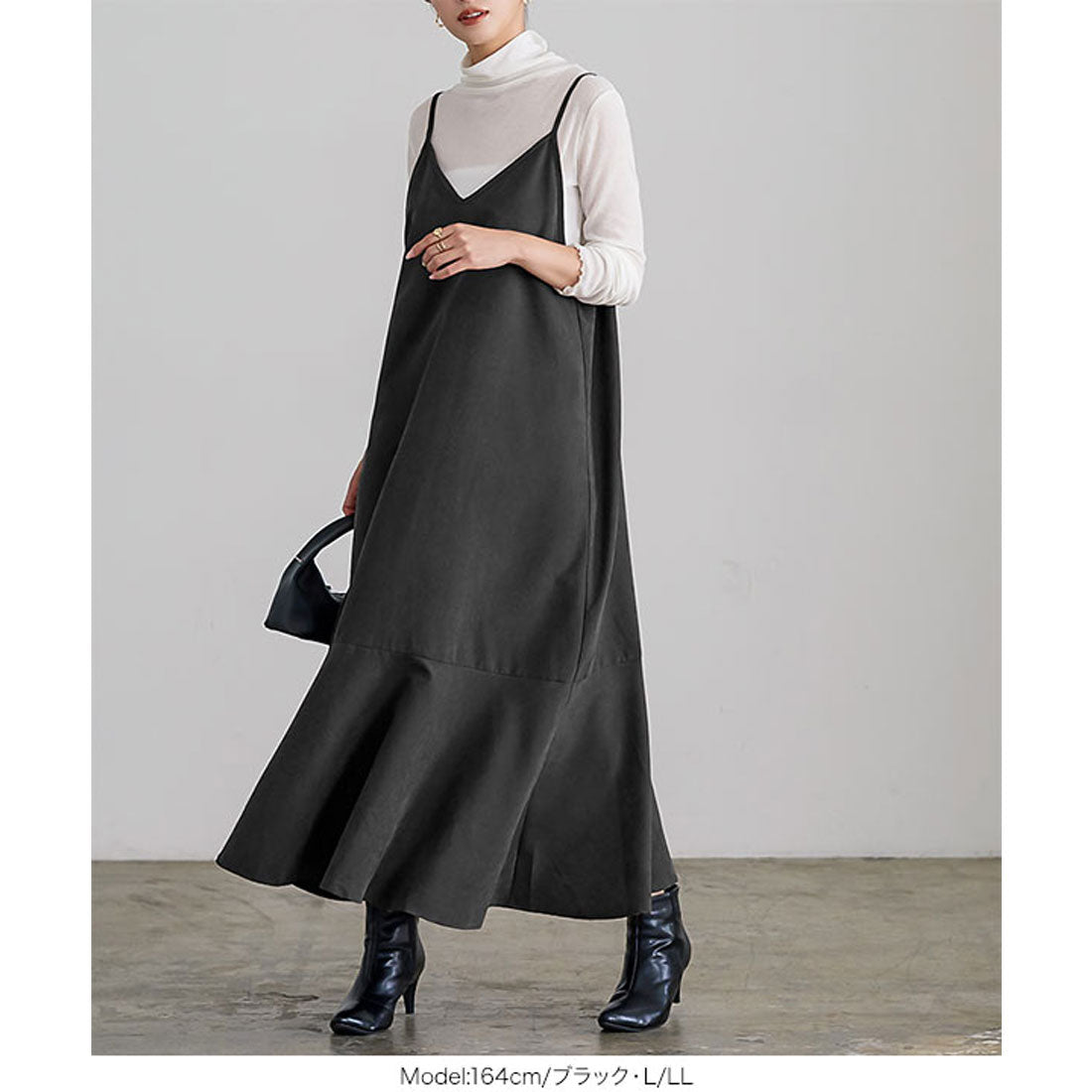 コウベレタス KOBE LETTUCE ピーチスキンマーメイドキャミワンピース [E3132]