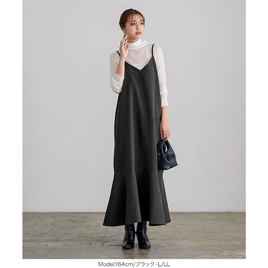 コウベレタス KOBE LETTUCE ピーチスキンマーメイドキャミワンピース [E3132]