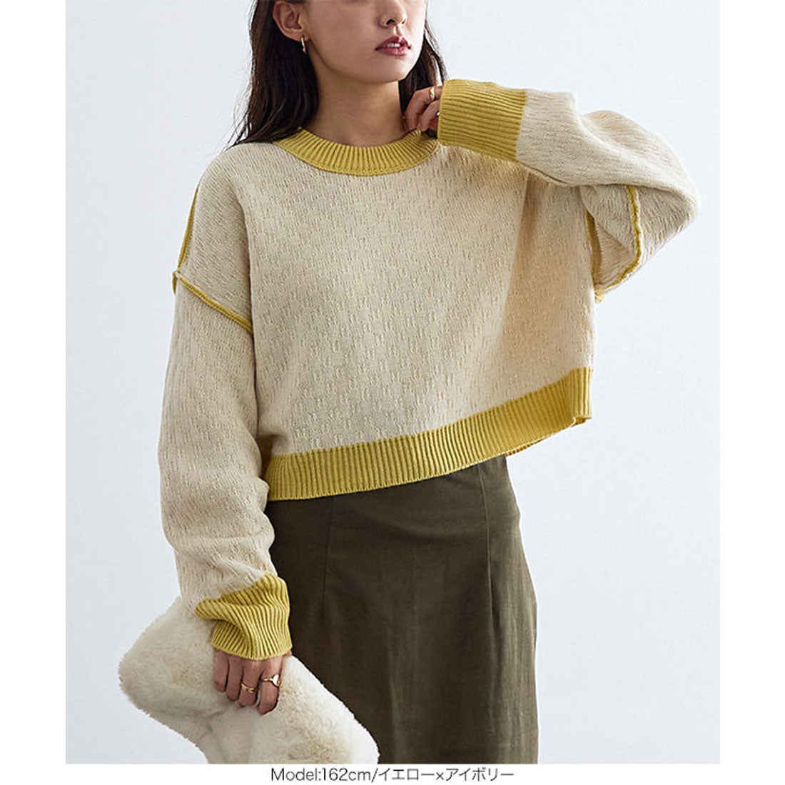 コウベレタス KOBE LETTUCE リバーシブルニットプルオーバー [C6208]