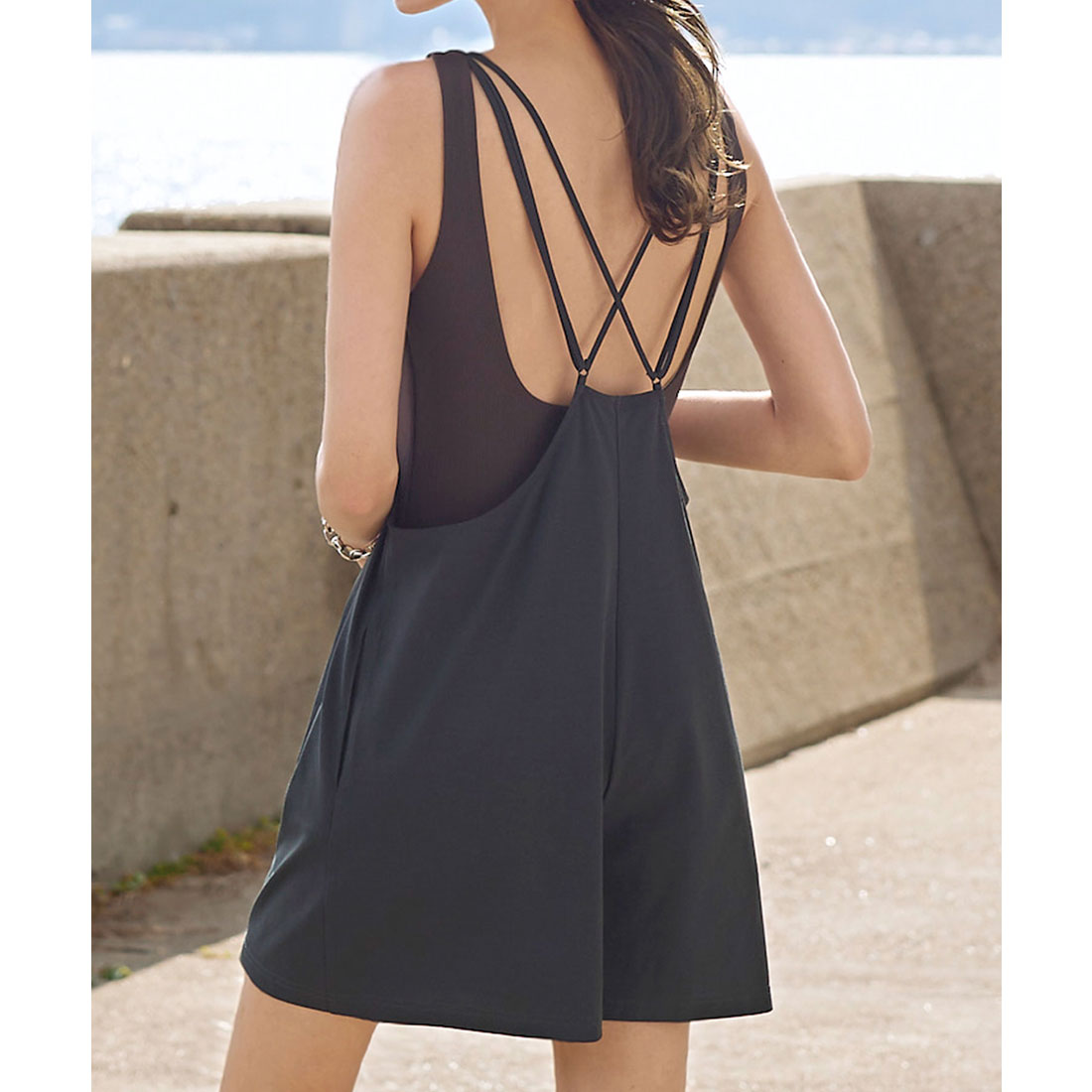  KOBE LETTUCE KOBE LETTUCE [ ラッシュガード ] 【 接觸冷感・UV防護・吸水速乾 】背交叉設計全身衣 [S198]