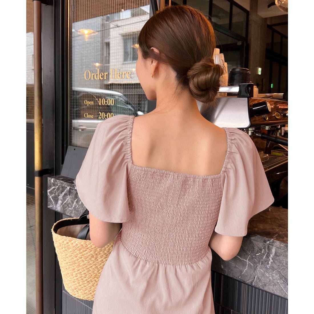 KOBE LETTUCE [Collaboration with Ayumi Okabe] Multi-way cache-coeur dress [Long] [E3304]
