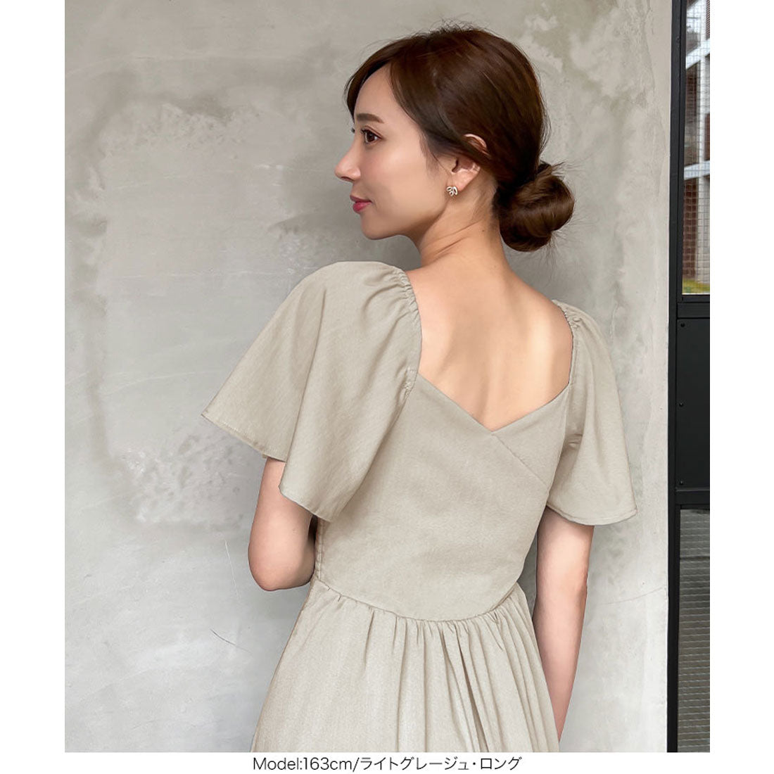 KOBE LETTUCE [Collaboration with Ayumi Okabe] Multi-way cache-coeur dress [Long] [E3304]