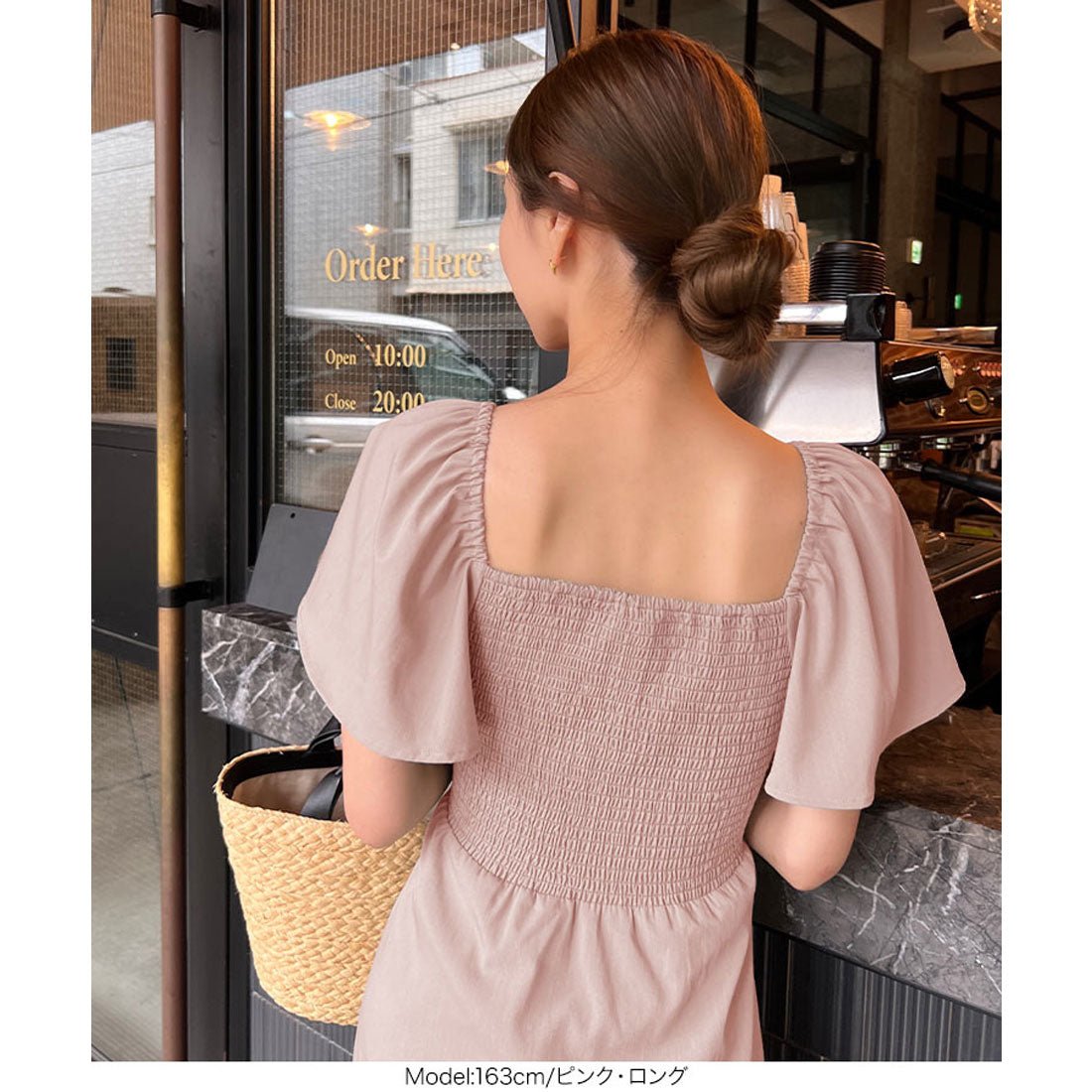 KOBE LETTUCE [Collaboration with Ayumi Okabe] Multi-way cache-coeur dress [Long] [E3304]