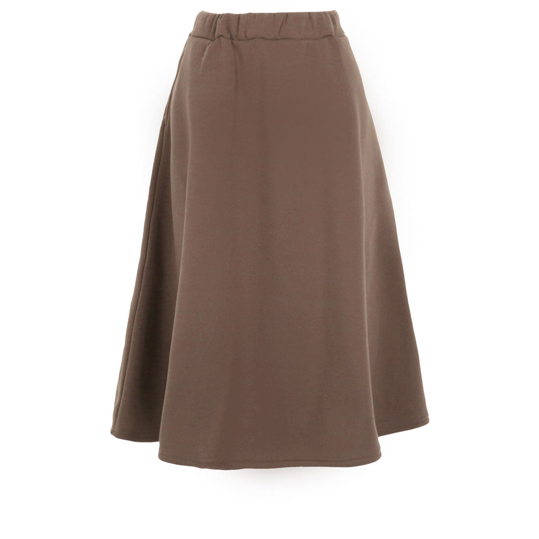 KOBE LETTUCE [Fleece lining] Flared skirt available in two lengths [Long] [M2678]