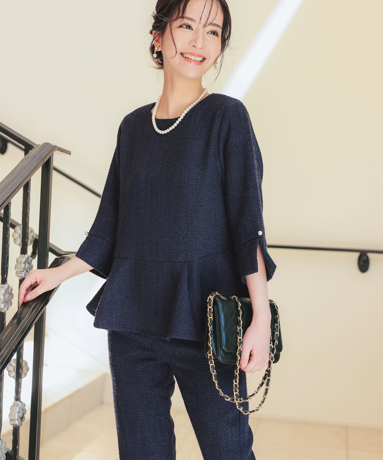 KOBE LETTUS(プチレタス) セレモニー フォーマル【PM】 KOBE LETTUCE [Ceremony] Peplum Formal Set [Pants] [Choice of
