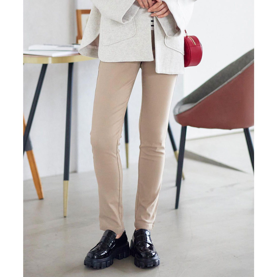 KOBE LETTUCE Stretch loose skinny pants available in various sizes [M239A]
