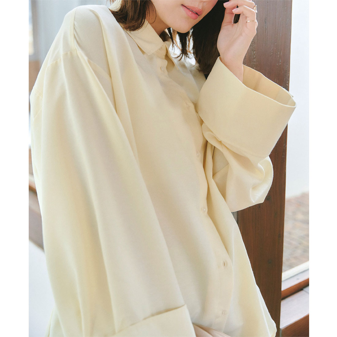 コウベレタス KOBE LETTUCE ワイドスリーブシャツ [C6992]