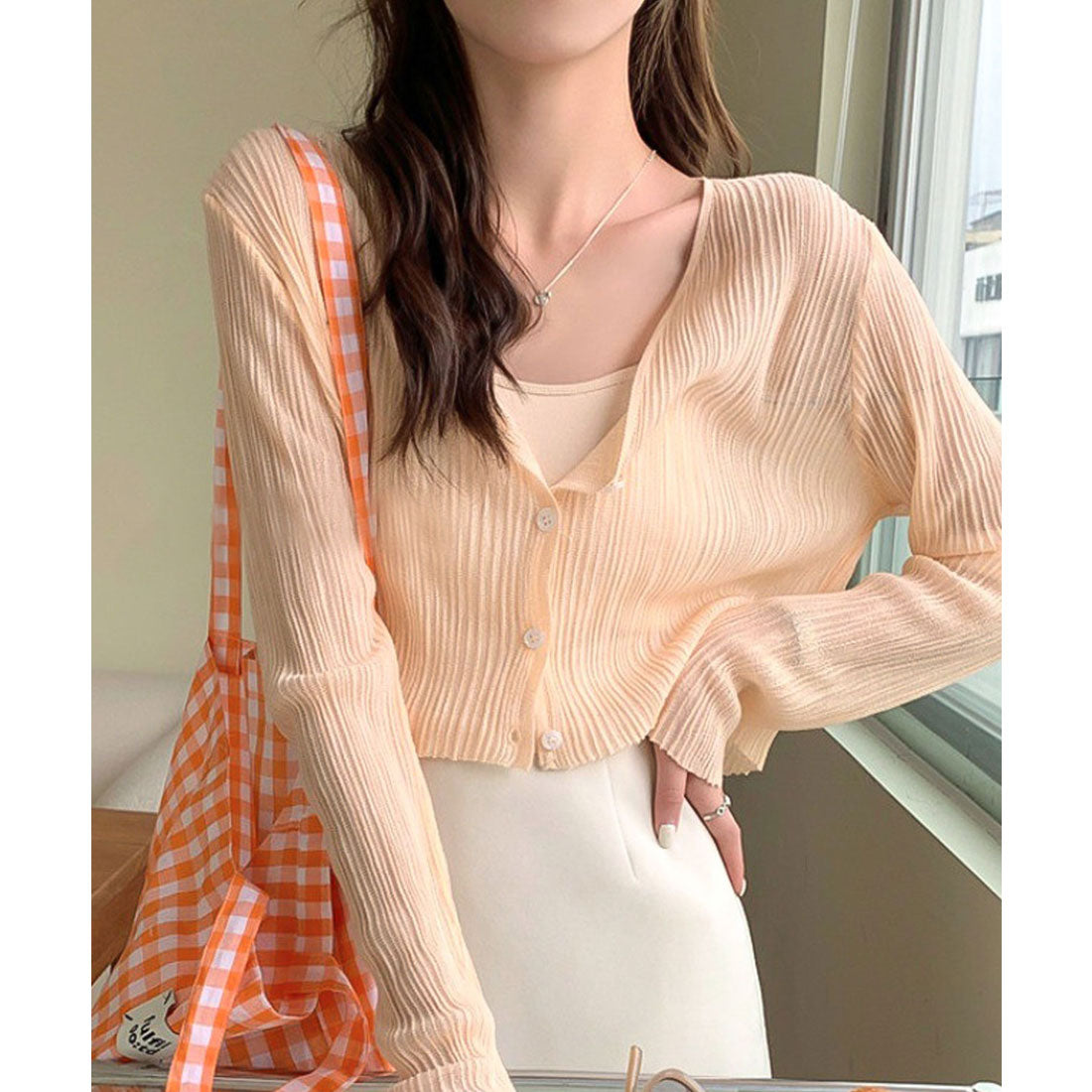 KOBE LETTUCE KOBE LETTUCE Sheer Cardigan [C7281]