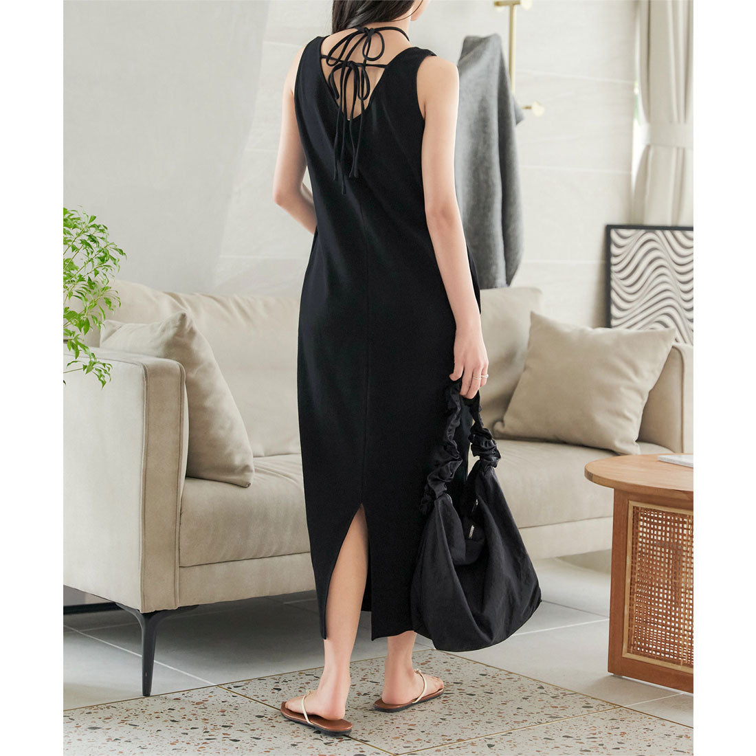 KOBE LETTUCE KOBE LETTUCE Chest Strap Bicolor Ribbed One-Piece [E3413]