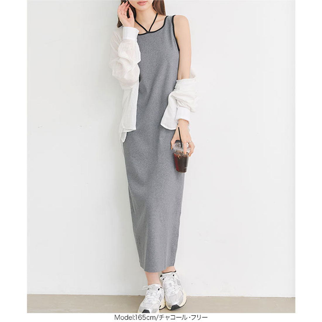 KOBE LETTUCE KOBE LETTUCE Chest Strap Bicolor Ribbed One-Piece [E3413]