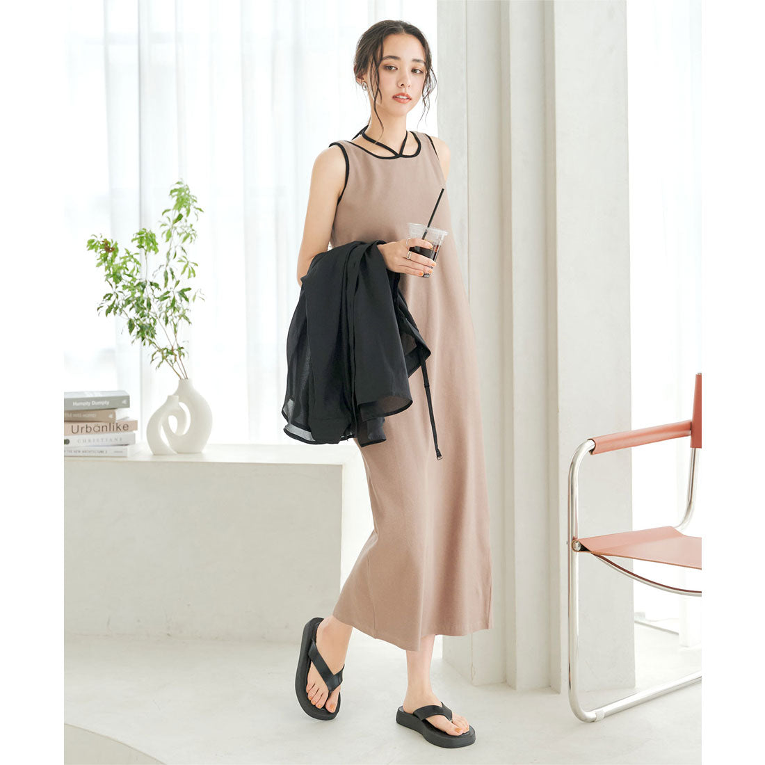 KOBE LETTUCE KOBE LETTUCE Chest Strap Bicolor Ribbed One-Piece [E3413]