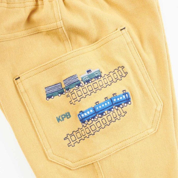 ケーピー KP KPBOY ニットツイルパンツ(80～130) （紺） 紺