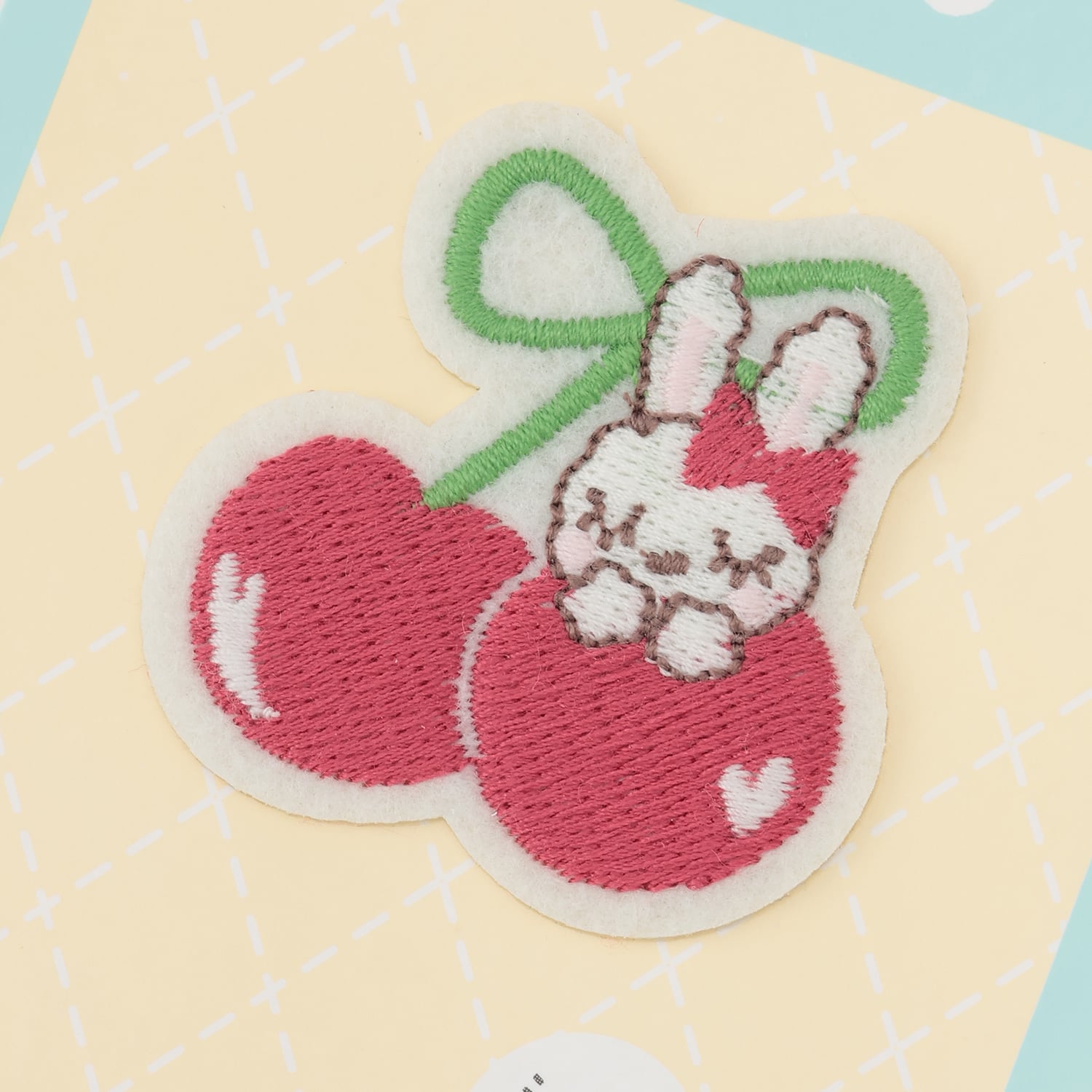 ケーピー KP チェリー＆mimiちゃん ワッペン （チェリー ピンク） チェリー ピンク