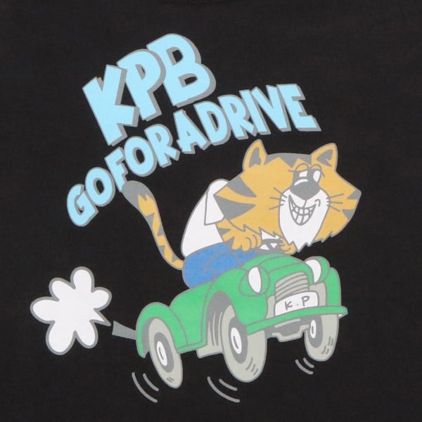 ケーピー KP KPBOY とらプリント長袖Tシャツ(80～90) （白） 白