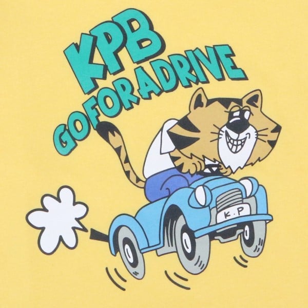 ケーピー KP KPBOY とらプリント長袖Tシャツ(80～90) （白） 白